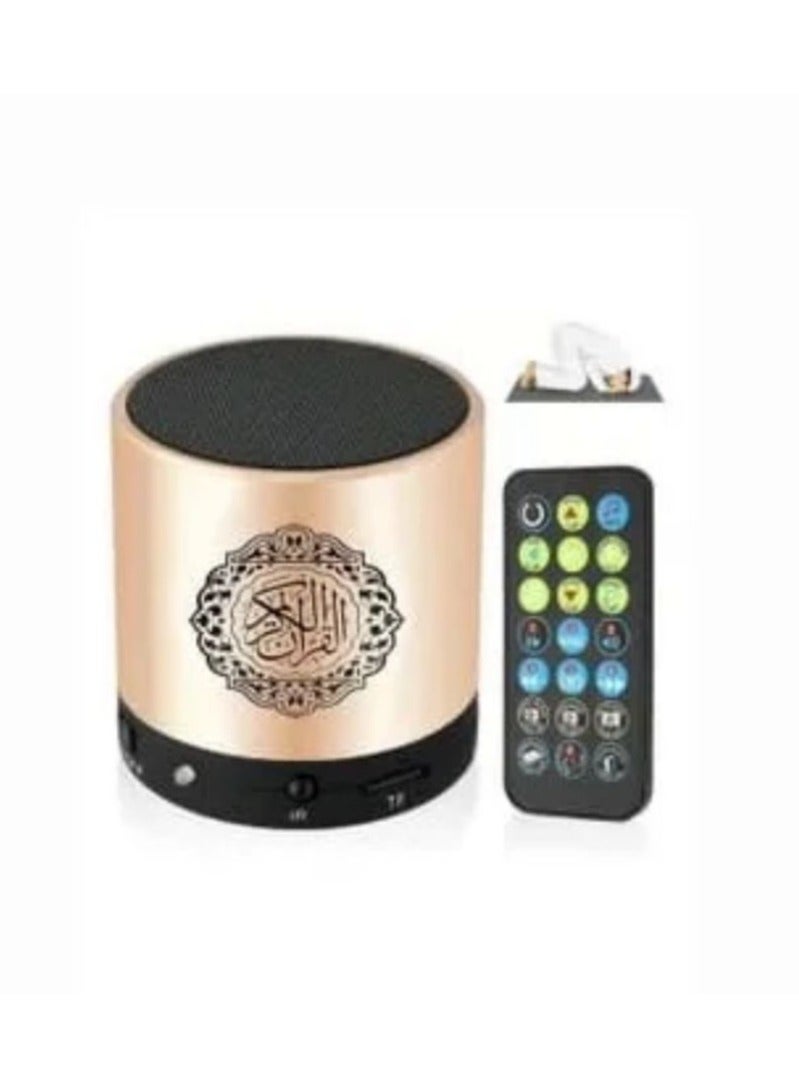 ‏Portable Bluetooth speaker with "Quran" printed on it - Image 3