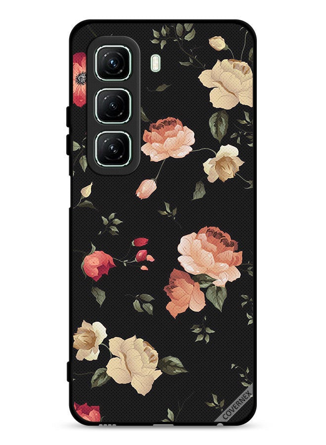 Covernex Infinix Hot 50 5G Protective Case Cover Flower Art Wallpaper - Image 1