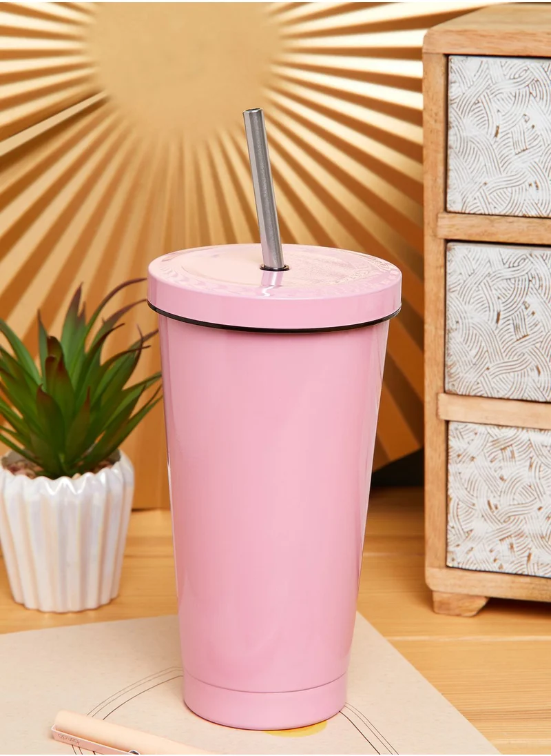 اورورا Stainless Steel Tumbler With Straw