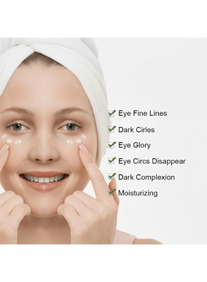 NALACAL Tea Tree Eye Cream, Dark Circle Remover, Anti-Aging Eye Cream for Puffiness, Fine Lines, and Crow’s Feet, Hydrating Eye Serum for Under-Eye Bags and Wrinkles, Skincare for All Skin Types - Image 2
