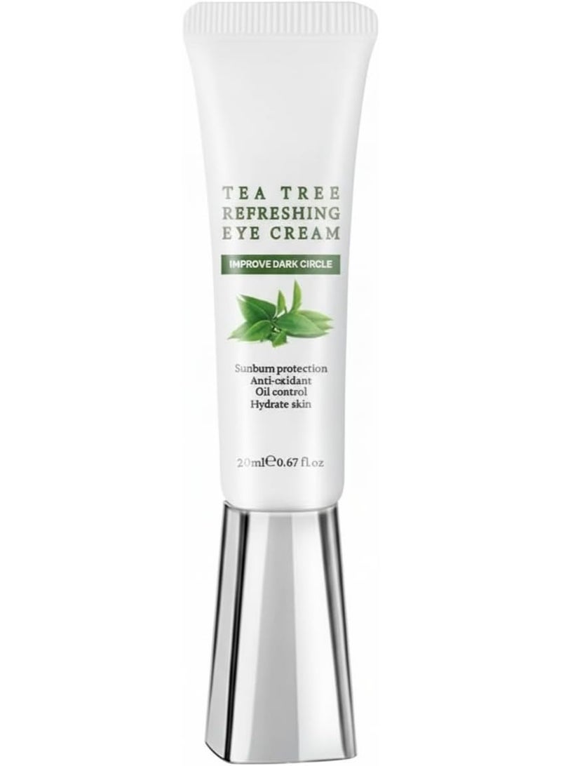 NALACAL Tea Tree Eye Cream, Dark Circle Remover, Anti-Aging Eye Cream for Puffiness, Fine Lines, and Crow’s Feet, Hydrating Eye Serum for Under-Eye Bags and Wrinkles, Skincare for All Skin Types - Image 1