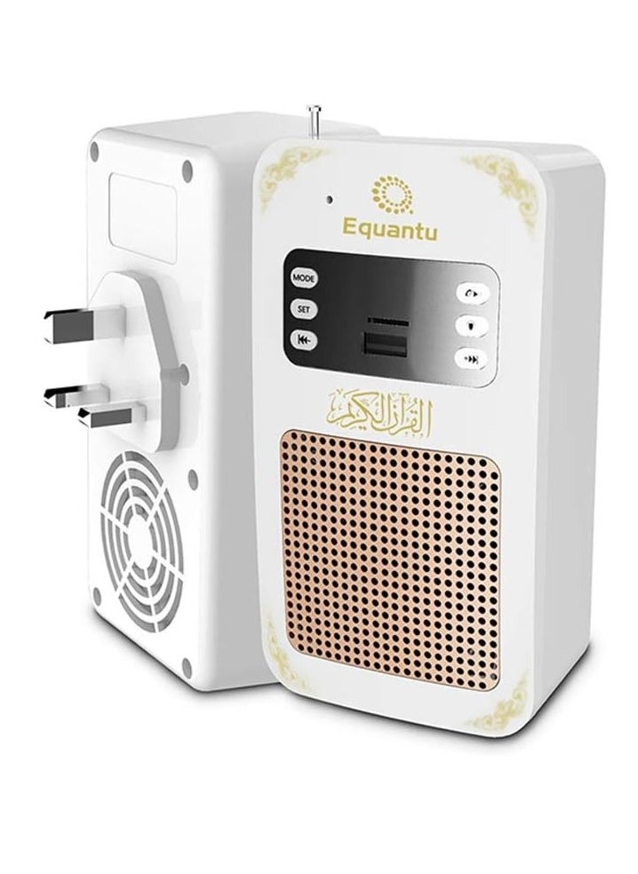 ACLIX - SQ-669 Smart Wall Plug Quran Speaker With 16 Reciters And 16 Translations  Remote Bluetooth USB Connect Phone Application Control/8GB - Image 1