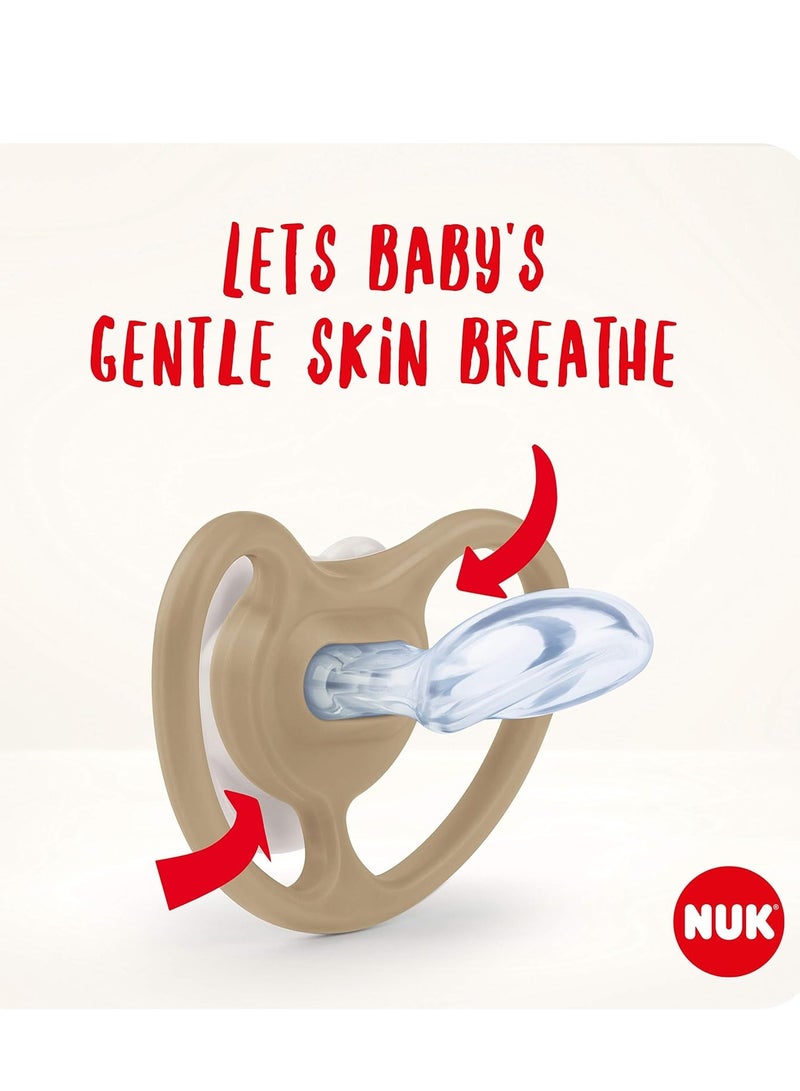 نوك لهاية سيليكون لتقويم الأسنان من نوك سبيس ديزني ميكي ماوس، عبوة من قطعتين - Image 5