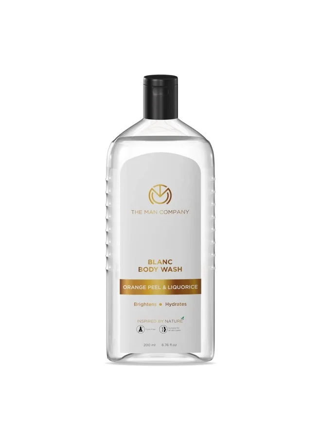 ذا مان كومباني غسول جسم معطر للرجال بالبرتقال وعرق السوس | جل استحمام لبشرة ناعمة ومرطبة | ترطيب عميق | خالٍ من السموم وخالٍ من  - ٢٠٠ مل