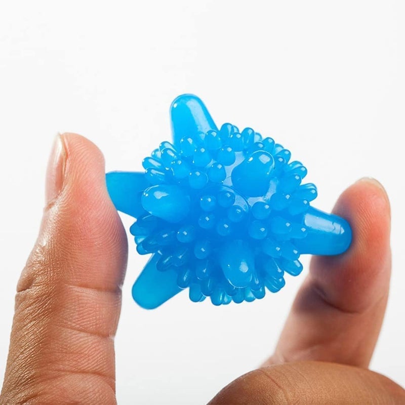 SKYZONE EXPORT Laundry Scrubbing Balls Washer Balls Reusable TangleFree EcoFriendly Solid Colorful Silicone Laundry Washing Balls Enhance Your Machine Cleaning Power Corona Ball Soft Pack of 10 - Image 2