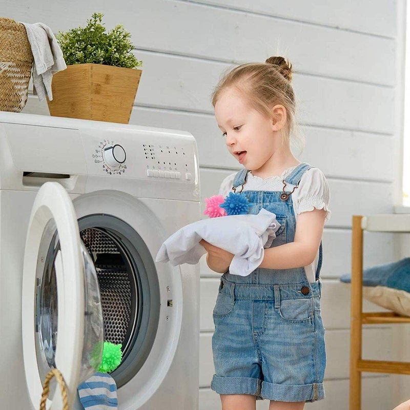 SKYZONE EXPORT Laundry Scrubbing Balls Washer Balls Reusable TangleFree EcoFriendly Solid Colorful Silicone Laundry Washing Balls Enhance Your Machine Cleaning Power Corona Ball Soft Pack of 10 - Image 5