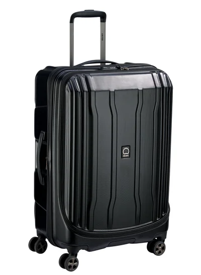 DELSEY Paris Cruise 70cm Hardcase 4 Double Wheel Check-In Luggage Trolley Black