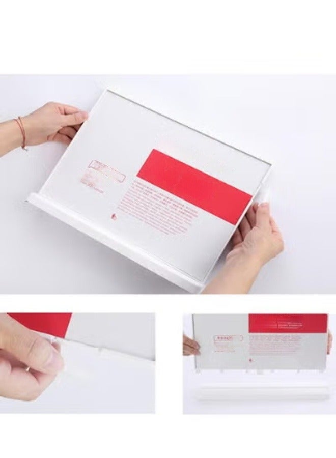 Eckek حامل لافتات من بلاستيك ABS، حامل لافتات على شكل حرف T - Image 5