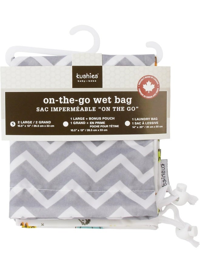كوشيز Baby 2 Piece On The Go Wet Bag, Large - Image 2