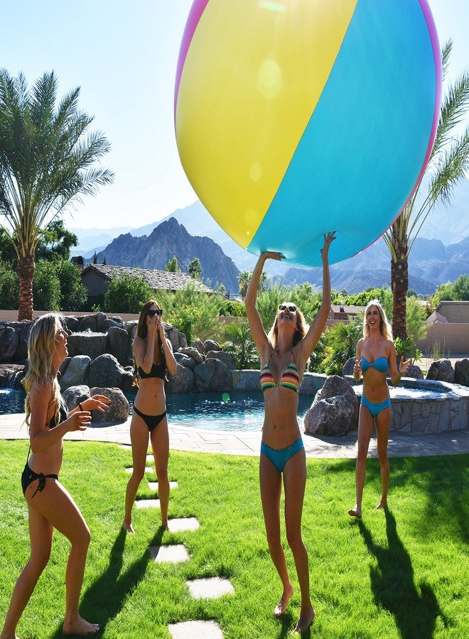 GoFloats 6 ft Giant Inflatable Beach Ball, Extra Large Jumbo Beach Ball - Patch Kit Included - Image 2
