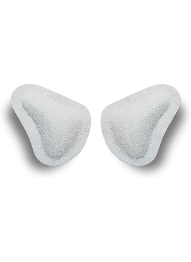 Pedag T-Form | German Made | Metatarsal Foot Pads for Pain Relief | Anatomically Correct | Vegetable Tan Leather | Self Adhesive | White | Size Small, Fits W 5-7 | 1 Pair