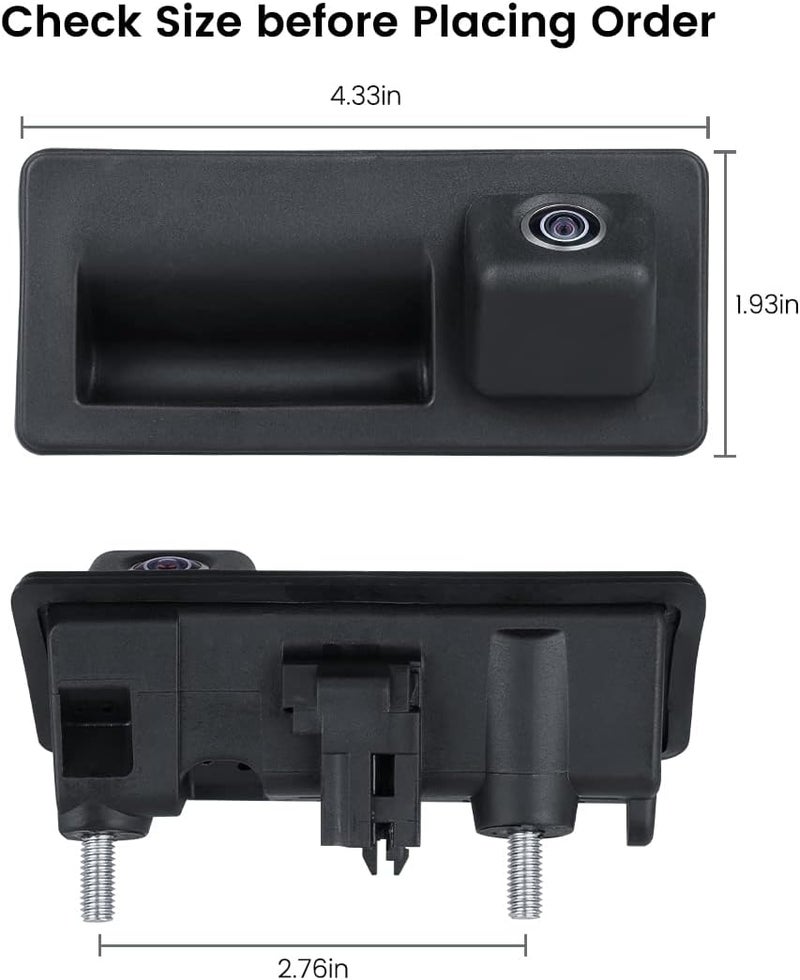 GreenYi HD 720P Backup Camera for Audi and VW Models - Image 4
