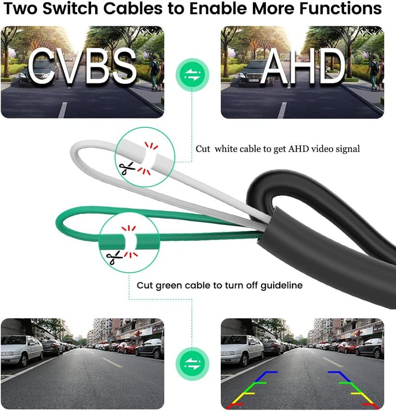 GreenYi HD 720P Backup Camera for Audi and VW Models - Image 2
