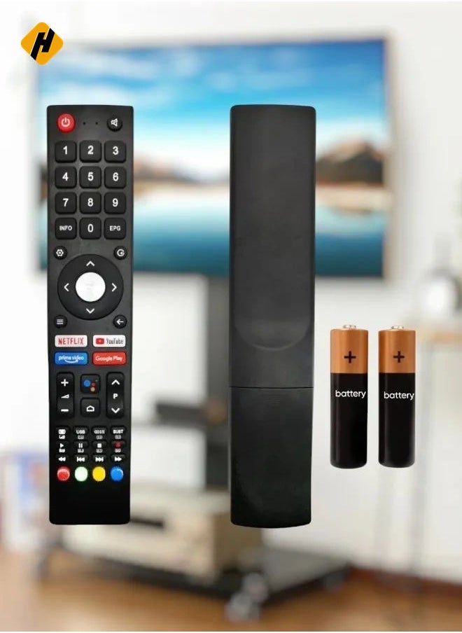 HuHa Replacement Saba Changhong ChiQ Remote Control GCBLTV02ADBBT – Compatible with Saba, Changhong, and ChiQ TVs – Battery Included  - Image 2