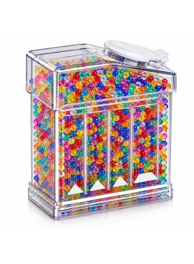 Kidzilla, Gel Blaster Beads 60000PCS – 7 Water Gel Balls for Splatter Ball Gun, Non-Toxic Refill Ammo in Storage Bottle, Multicolour, 8mm - Image 2
