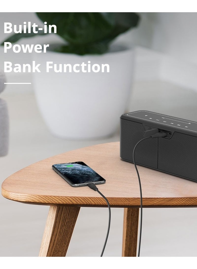 Tronsmart Element Mega Pro Indoor Speacker 60W Waterproof IPX5 Wireless Bluetooth 5.0 SoundPulse Speaker (Black) - Image 2