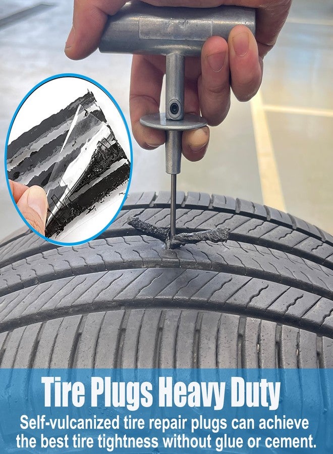 LOGOL Tire Plugs Heavy Duty (4", 150pcs).Tire Repair Strings for Puncture Repair are Suitable for Tubeless Tires Car, Light Truck, Motorcycle, ATV, UTV. etc.… - Image 5
