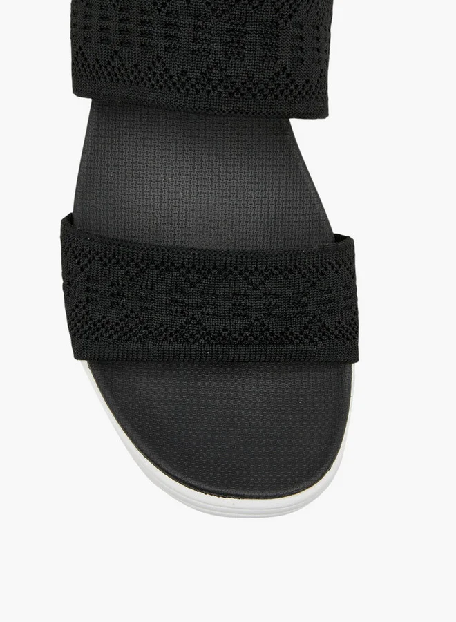 Le Confort Flyknit Detail Slip-On Sandals