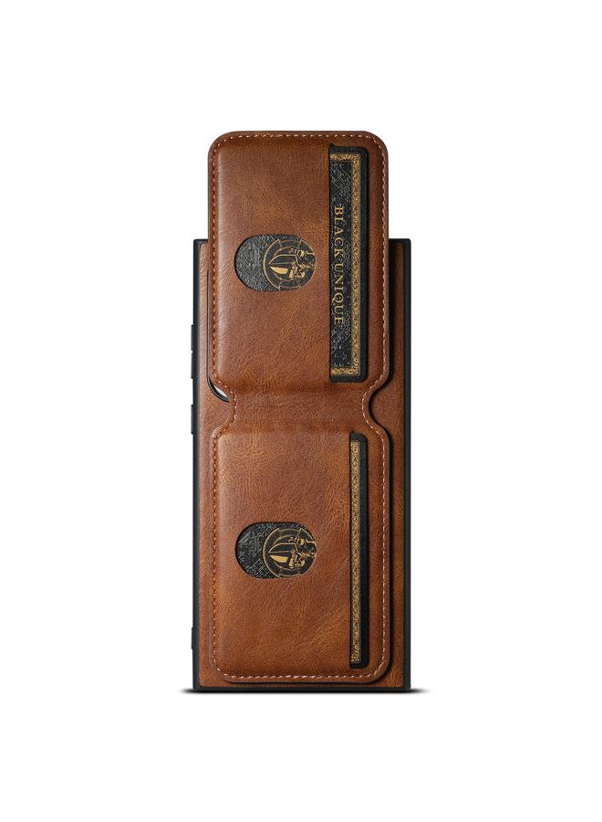 Suteni Case For Samsung Galaxy S23+ 5G H02 Leather Wallet Stand Back Phone Case - Image 5