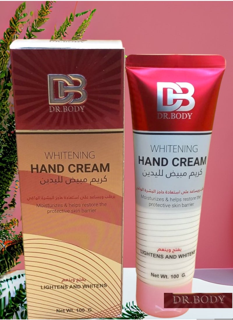 دكتور بدي كريم مبيض ومرطب لليدين كريم تايلاندي يعالج ويغذي البشرة بعمق ويعمل على تنعيم وتفتيح وترطيب اليدين ويساعد على إستعادة حاجز البشرة الواقي ويعطي الحماية من الضغوطات البيئية اليومية 100 جرام  - Image 2