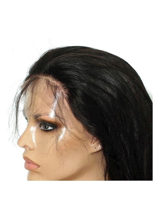 NIBEMINENT Long Straight Hair Wig Black - Image 1