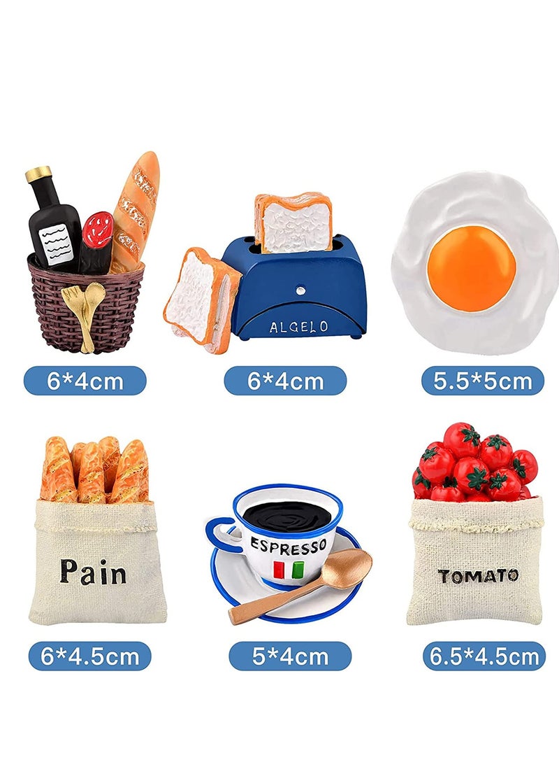 KASTWAVE Food Fridge Magnets Cute, 3D Resin Refrigerator Magnets Creative Natural Food Shaped Magnets Fall Magnets for Refrigerator, Magnetic Whiteboard or Blackboard 6Pcs  - Image 2