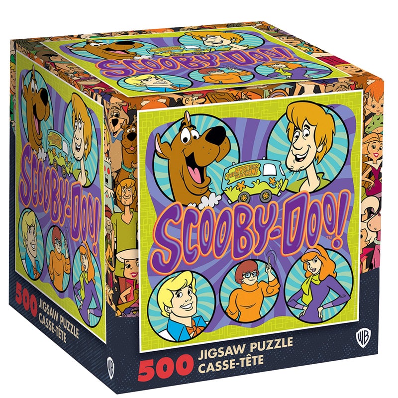 MasterPieces Hannah-Barbera Scooby-Doo 500 Piece Adult Jigsaw Puzzle - 15"x15" - Image 1