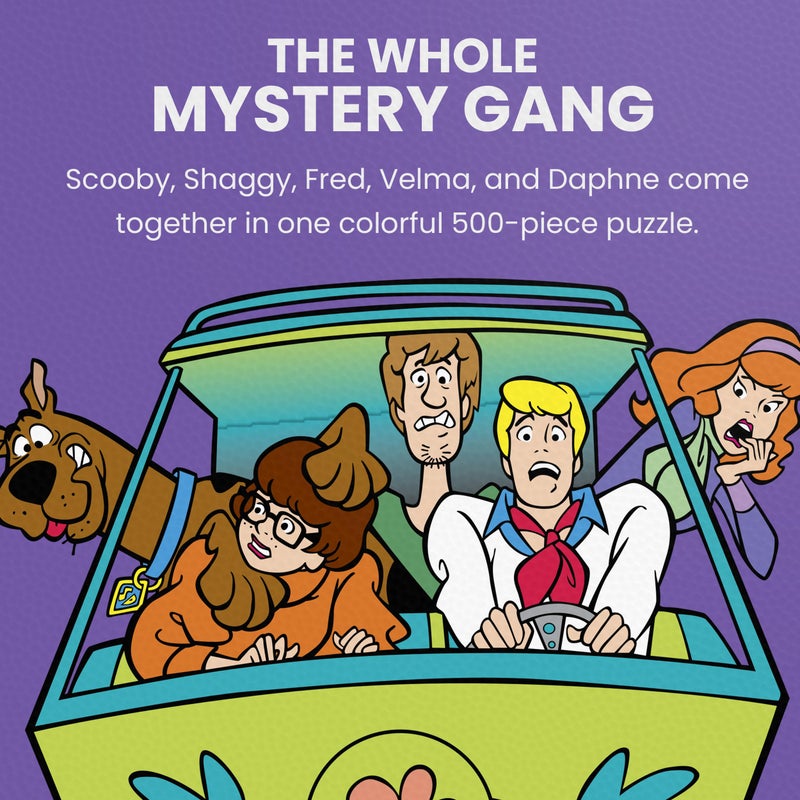 MasterPieces Hannah-Barbera Scooby-Doo 500 Piece Adult Jigsaw Puzzle - 15"x15" - Image 5