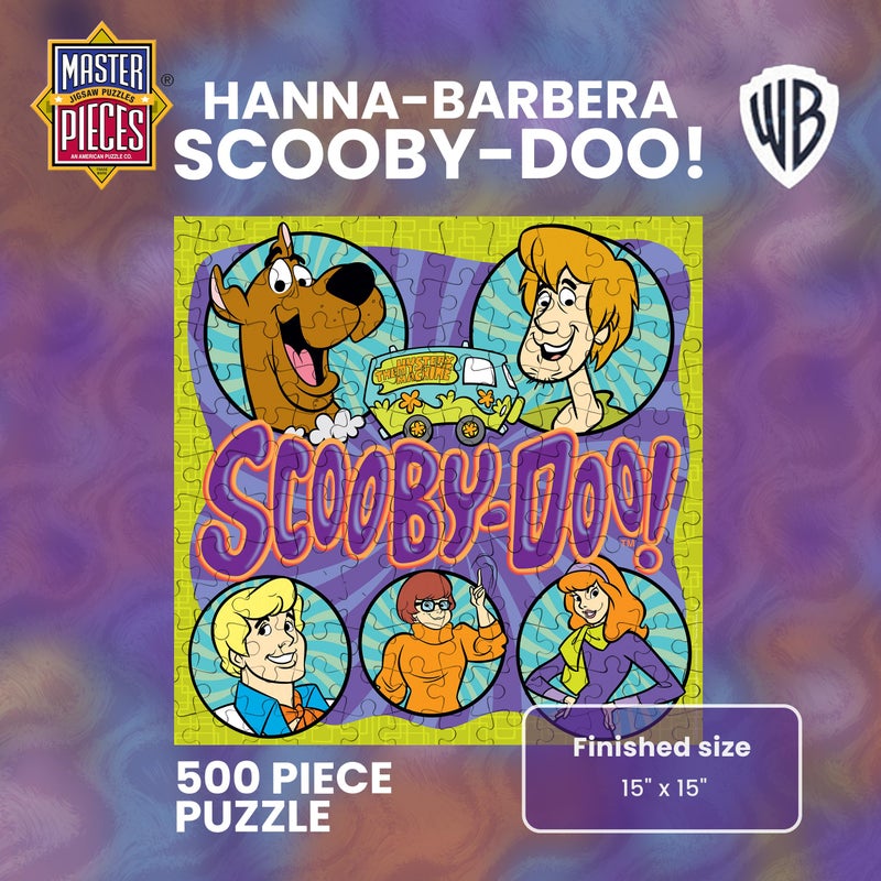 MasterPieces Hannah-Barbera Scooby-Doo 500 Piece Adult Jigsaw Puzzle - 15"x15" - Image 3