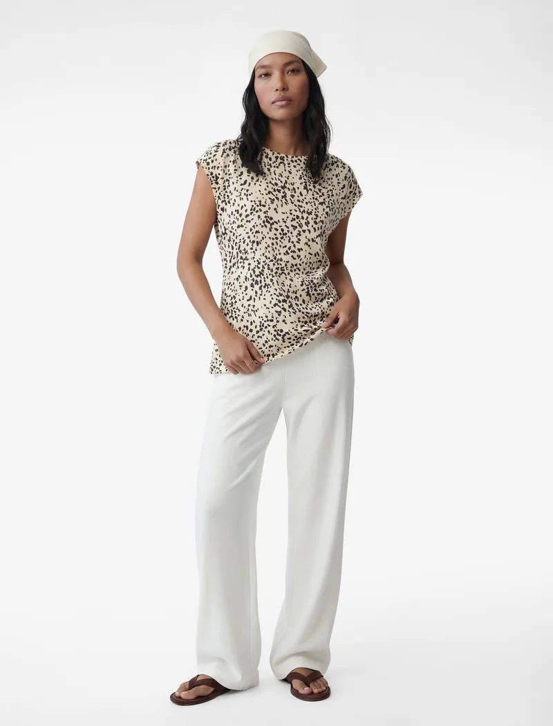 KOTON Sleeveless Patterned Blouse