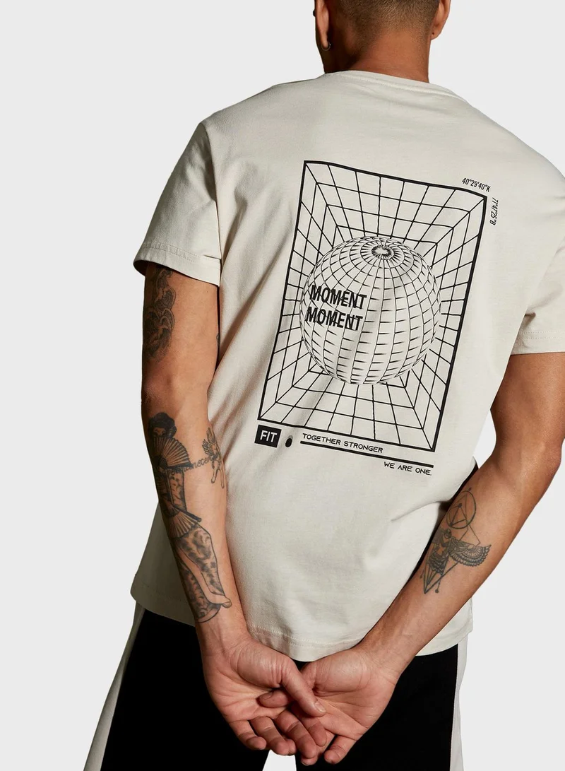 DeFacto Limitless Crew Neck T-Shirt