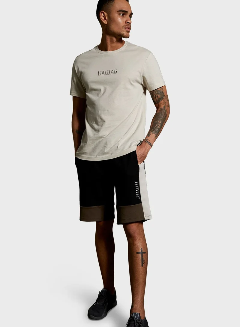 DeFacto Limitless Crew Neck T-Shirt
