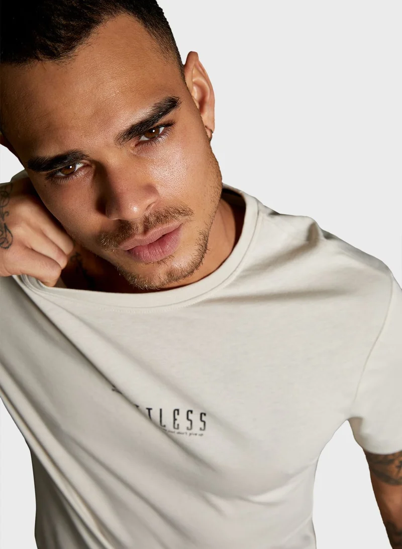 DeFacto Limitless Crew Neck T-Shirt