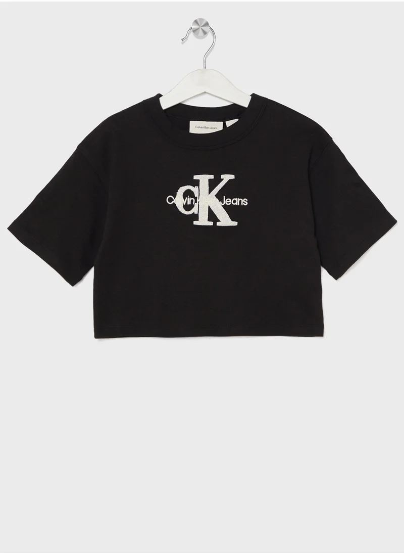 كالفن كلاين جينز TEDDY MONOLOGO SS T-SHIRT
