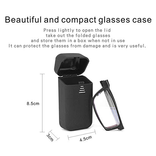 DBEFTLI Folding Reading Glasses - Foldable Portable Readers For Men Women With Case 2 Pairs 1.25 - Image 4