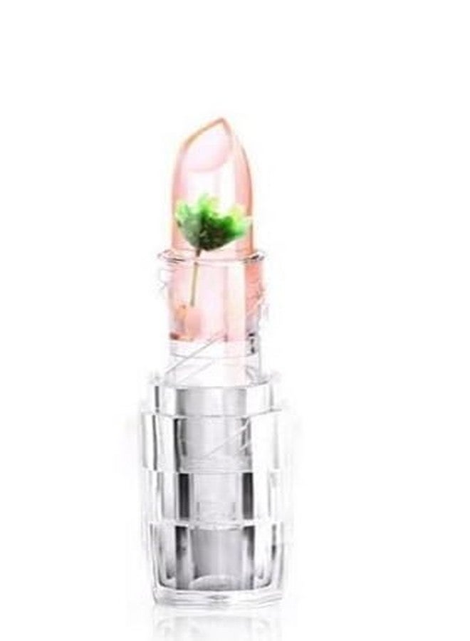 Aasakt Professional Waterproof Moisturizing Flower Crystal Lipstick Jelly Flower Transparent Color Changing Lip Gloss Lipstick For Girls & Women (Pack of 2) - Image 2