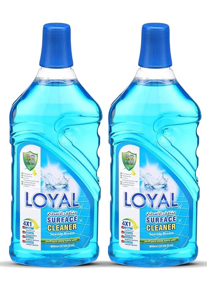 loyal Surface Cleaner 2x800ML Seaside Breeze - Image 1