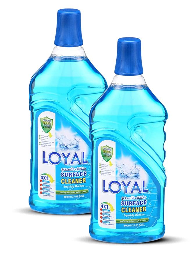 loyal Surface Cleaner 2x800ML Seaside Breeze - Image 2