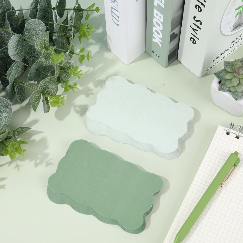 Whaline 150 Pack Green Index Cards 3 x 5 Inch Colored Cardstock Flashcard Gradient Green Blank Index Card for Note-taking Studying Organizing School Office Supplies - Image 5