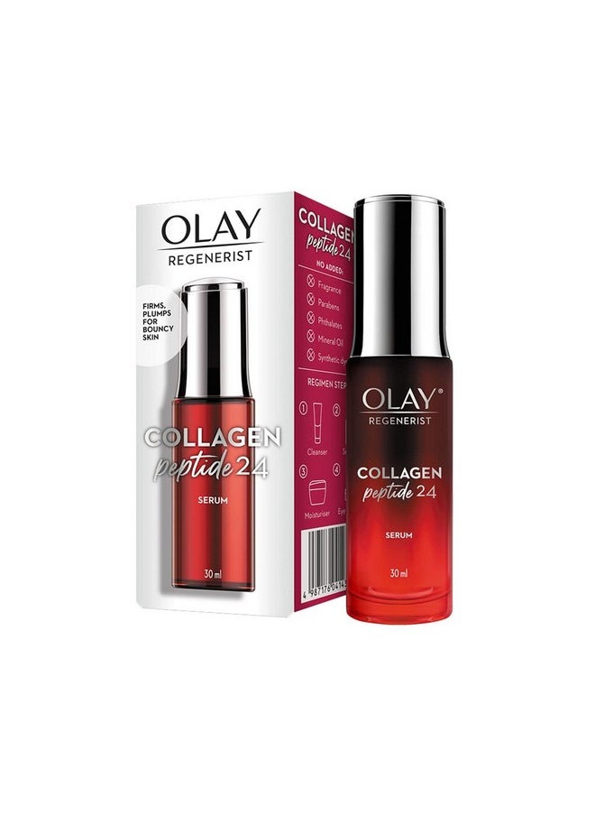 Olay Face Serum | Clear And Even Skin | Fights Dullness And Provides Radiant Glow| Normal, Oily, Dry, Combination Skin | Paraben And Sulphate Free (30Ml, Collagen Peptide 24)  - Image 2