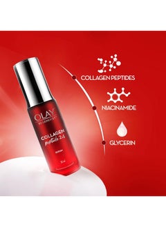 Olay Face Serum | Clear And Even Skin | Fights Dullness And Provides Radiant Glow| Normal, Oily, Dry, Combination Skin | Paraben And Sulphate Free (30Ml, Collagen Peptide 24)  - Image 4