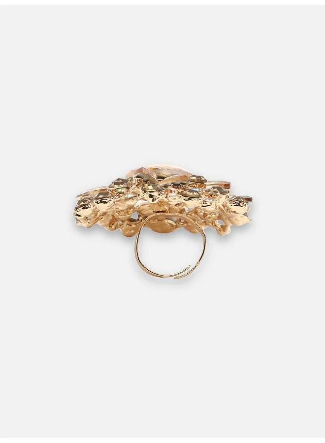 SOHI Party Artificial Cocktail Ring Jewellery