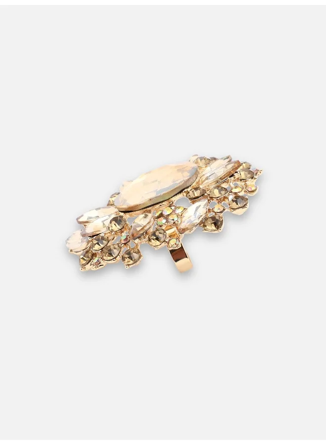 SOHI Party Artificial Cocktail Ring Jewellery