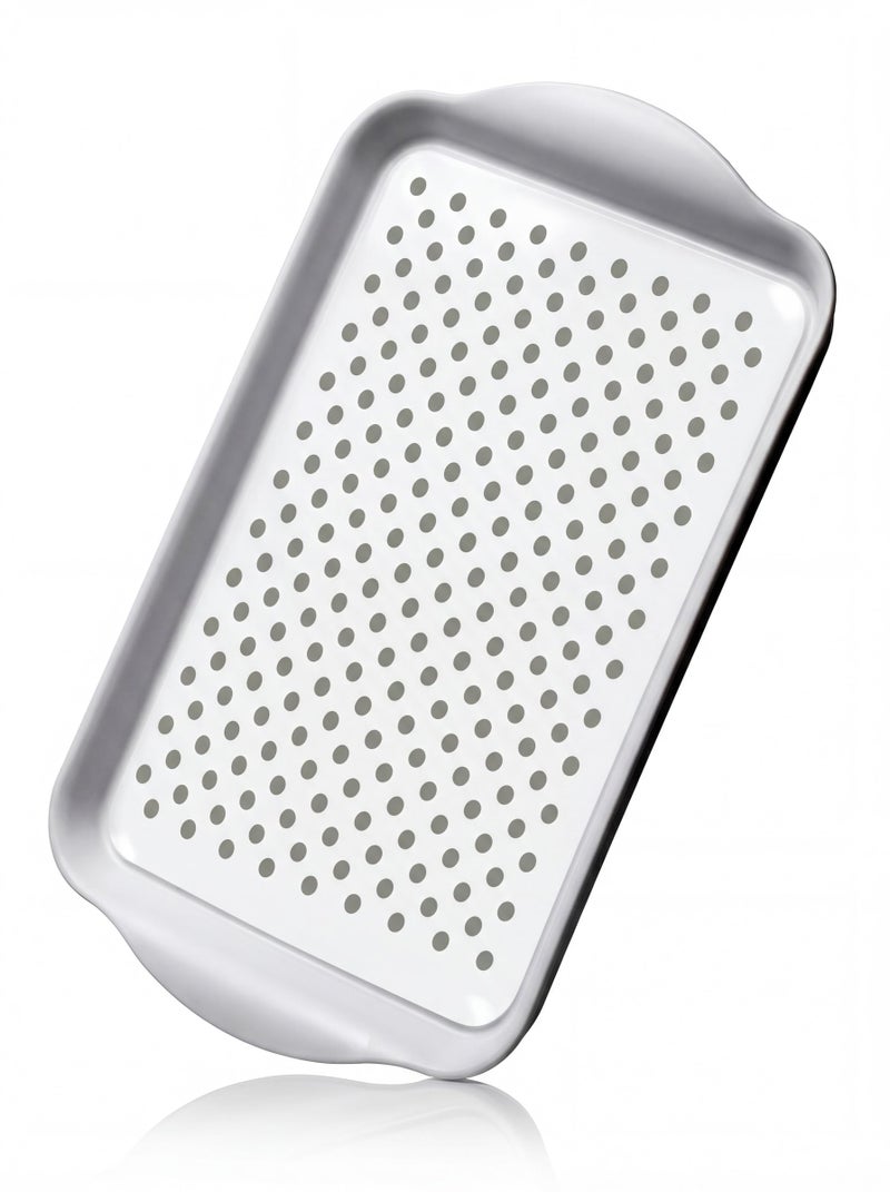 Freelance Anti Slip Serving Tray, 44x29 cm, White | FDA-Approved BPA-Free Polypropylene, Non-Slip Rubber Both Sides, Break-Resistant Lap Tray for Breakfast, Tea, Elderly Care – Since 1986 - Image 5