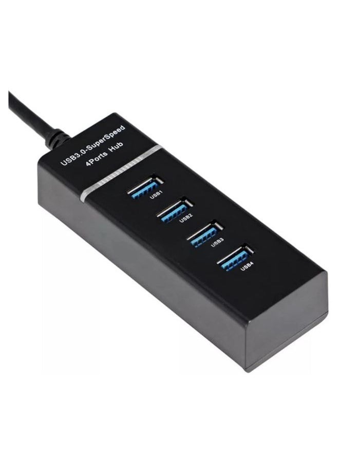 XLT USB 4 Ports HUB with LED High Speed 5Gbps Hub Portable Extension.  - Image 1