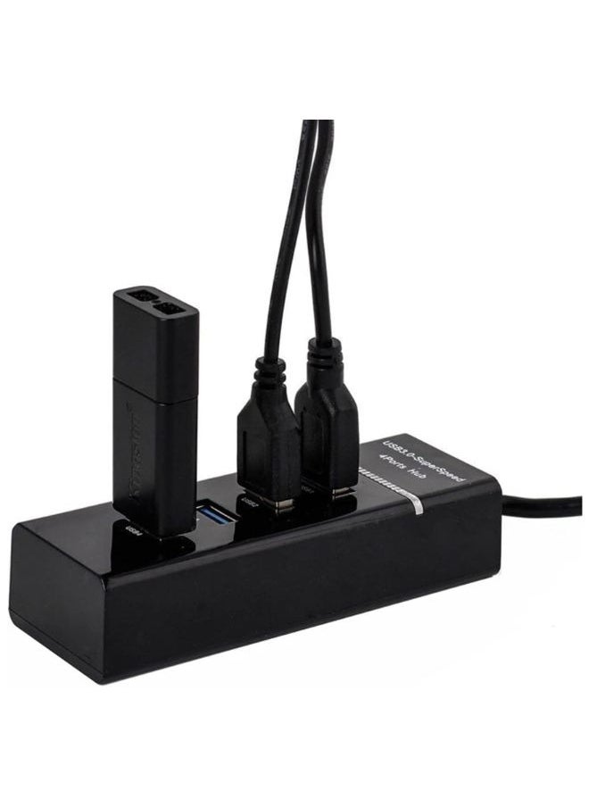 XLT USB 4 Ports HUB with LED High Speed 5Gbps Hub Portable Extension.  - Image 5