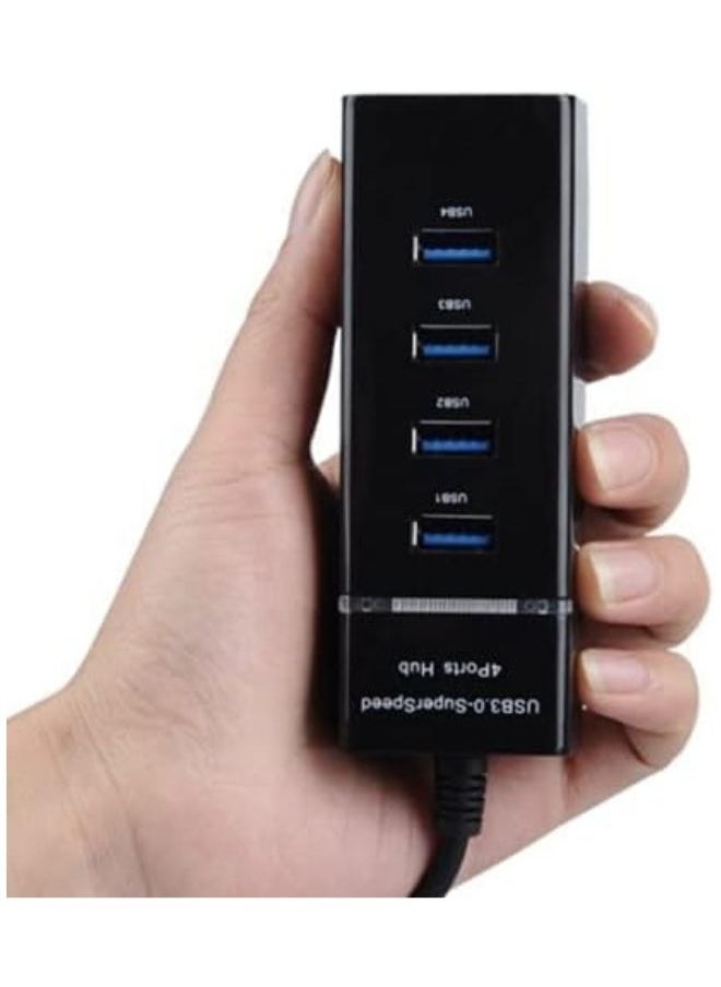 XLT USB 4 Ports HUB with LED High Speed 5Gbps Hub Portable Extension.  - Image 4