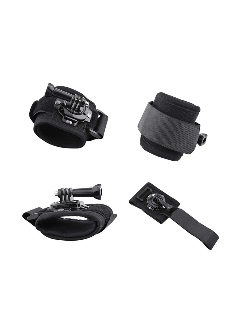 360 Degree Rotating Band Glove Style Camera Wrist Strap Hand Mount w/Thumb Screw Waterproof Compatible with gopro Hero 10/9/8/7/6/5/ Session Xiaoyi AKASO Action Sports Outdoor Camera  - Image 2
