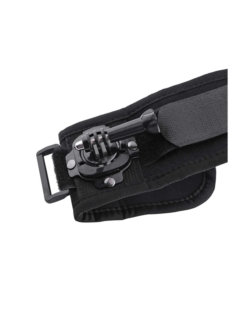 360 Degree Rotating Band Glove Style Camera Wrist Strap Hand Mount w/Thumb Screw Waterproof Compatible with gopro Hero 10/9/8/7/6/5/ Session Xiaoyi AKASO Action Sports Outdoor Camera  - Image 3
