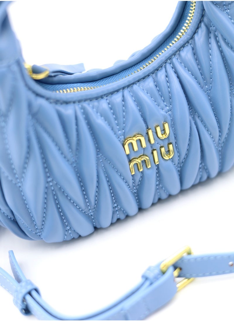 MIU - MIU Wander nappa leather hobo Shoulder Bag - Image 1